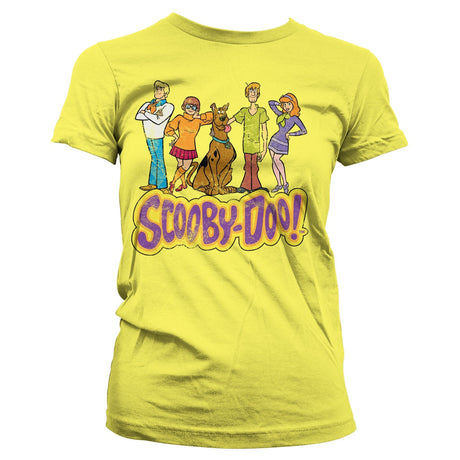 Team Scooby Doo Distressed Girly Tee