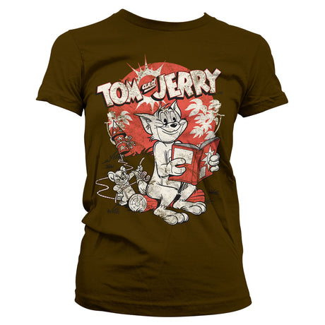 Tom & Jerry Vintage Comic Girly Tee