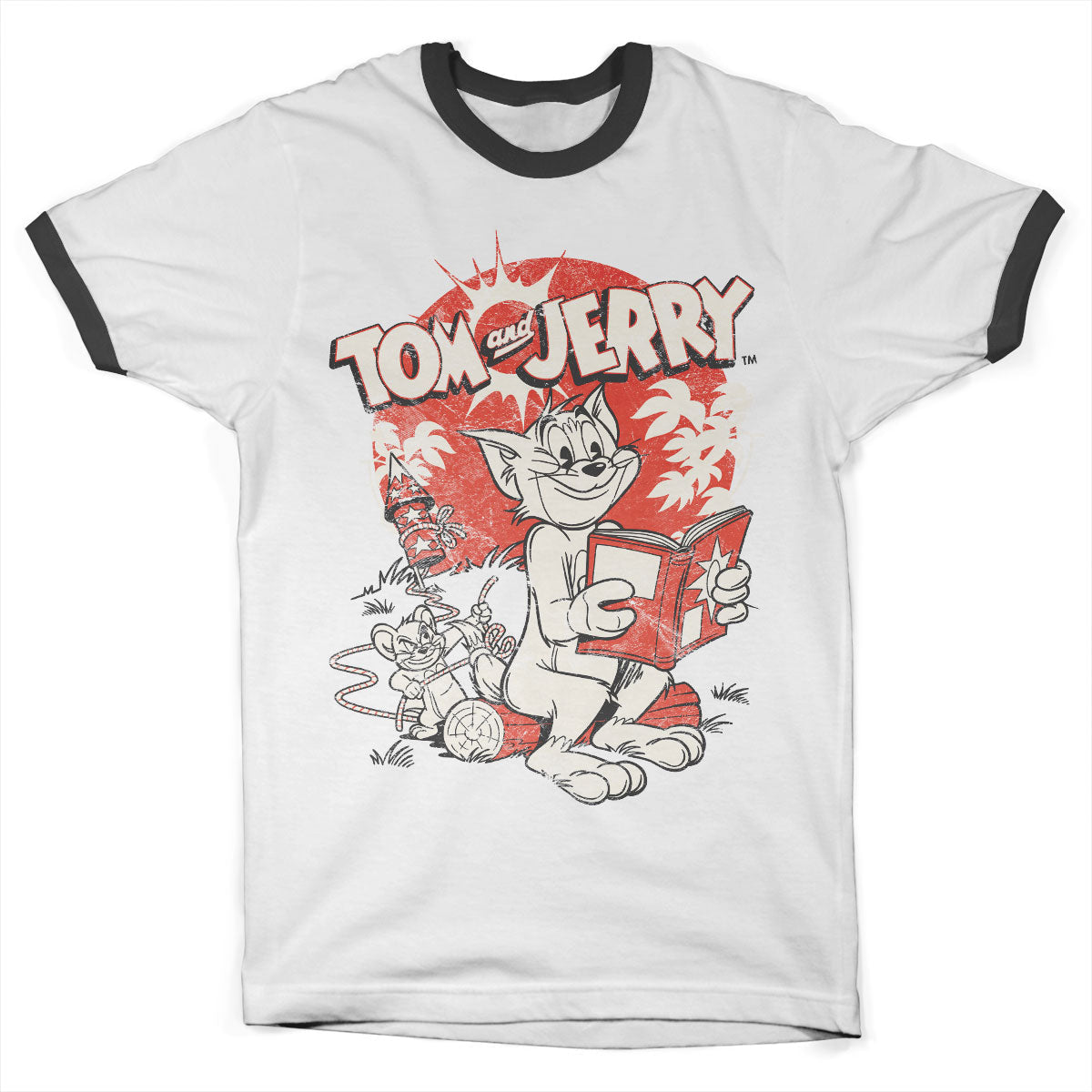 Tom & Jerry Vintage Comic Ringer Tee