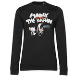 Pinky and The Brain - NARF Girly Sweatshirt