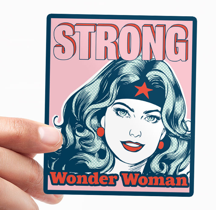 Wonder Woman - Strong Sticker