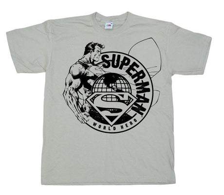 Superman World Hero Sketch T-Shirt