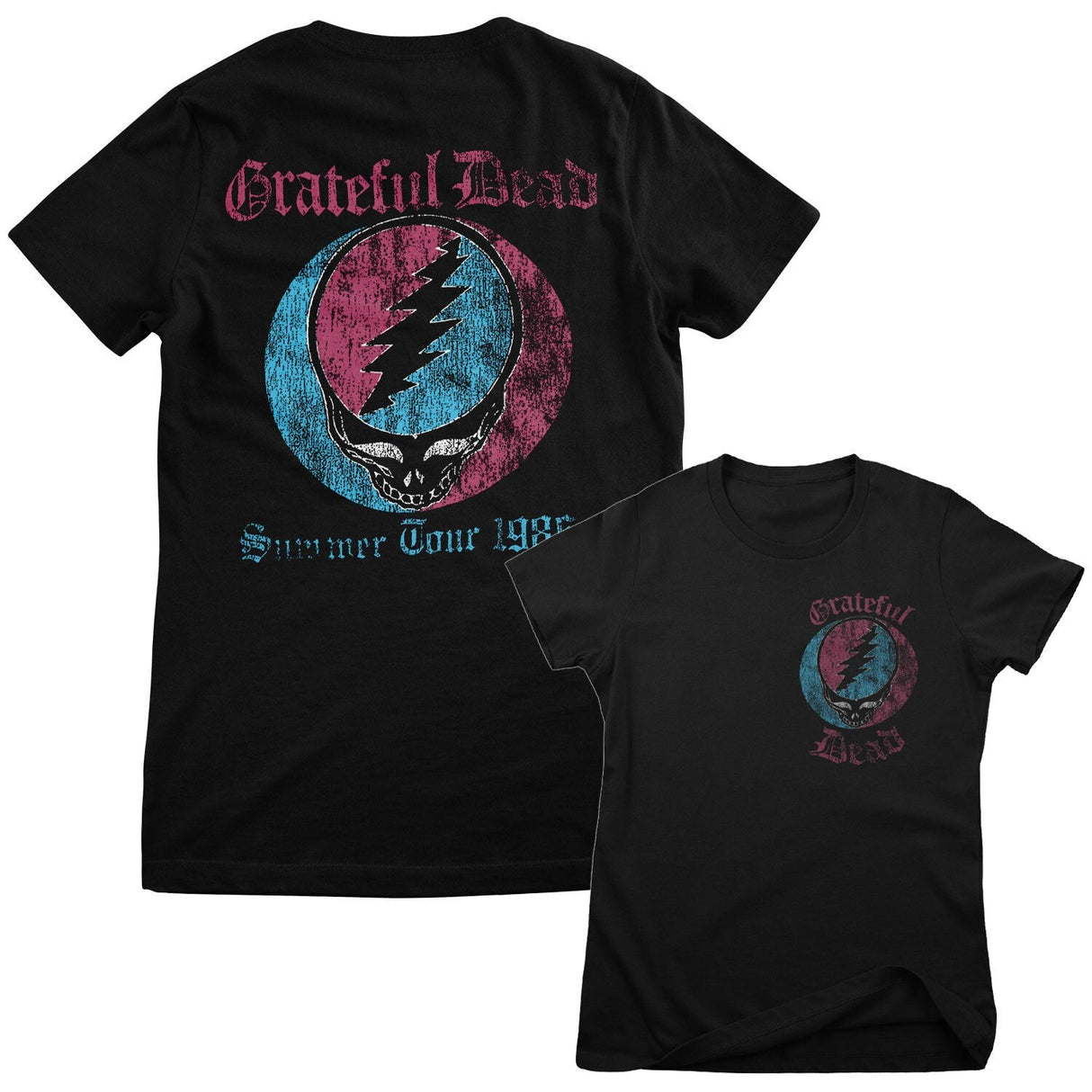 Grateful Dead - 1986 Summer Tour Girly Tee