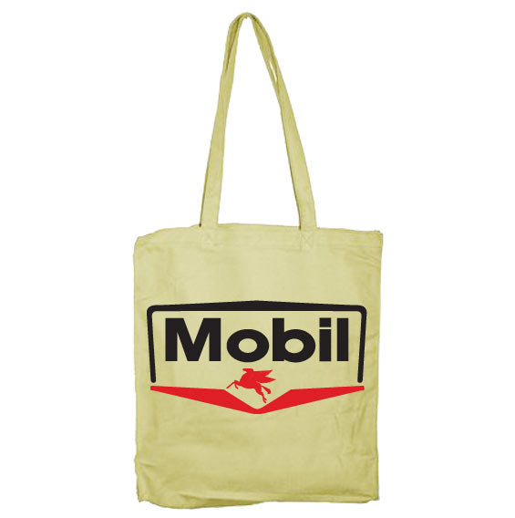 Mobil Logotype Tote Bag