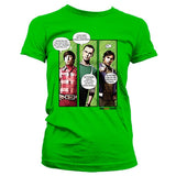 TBBT - Superhero Quips Girly T-Shirt