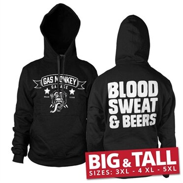 Gas Monkey Garage Blood Sweat Beers Big Tall Hoodie