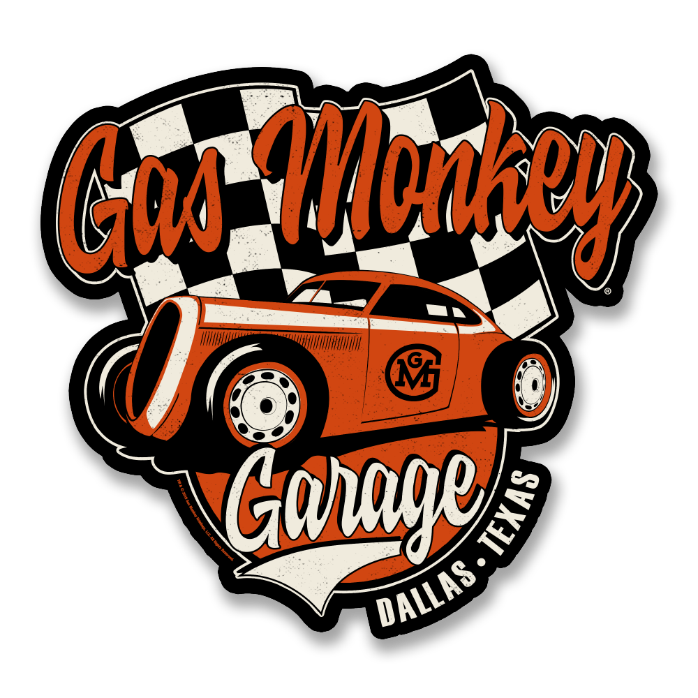 Gas Monkey Garage Racing Sticker