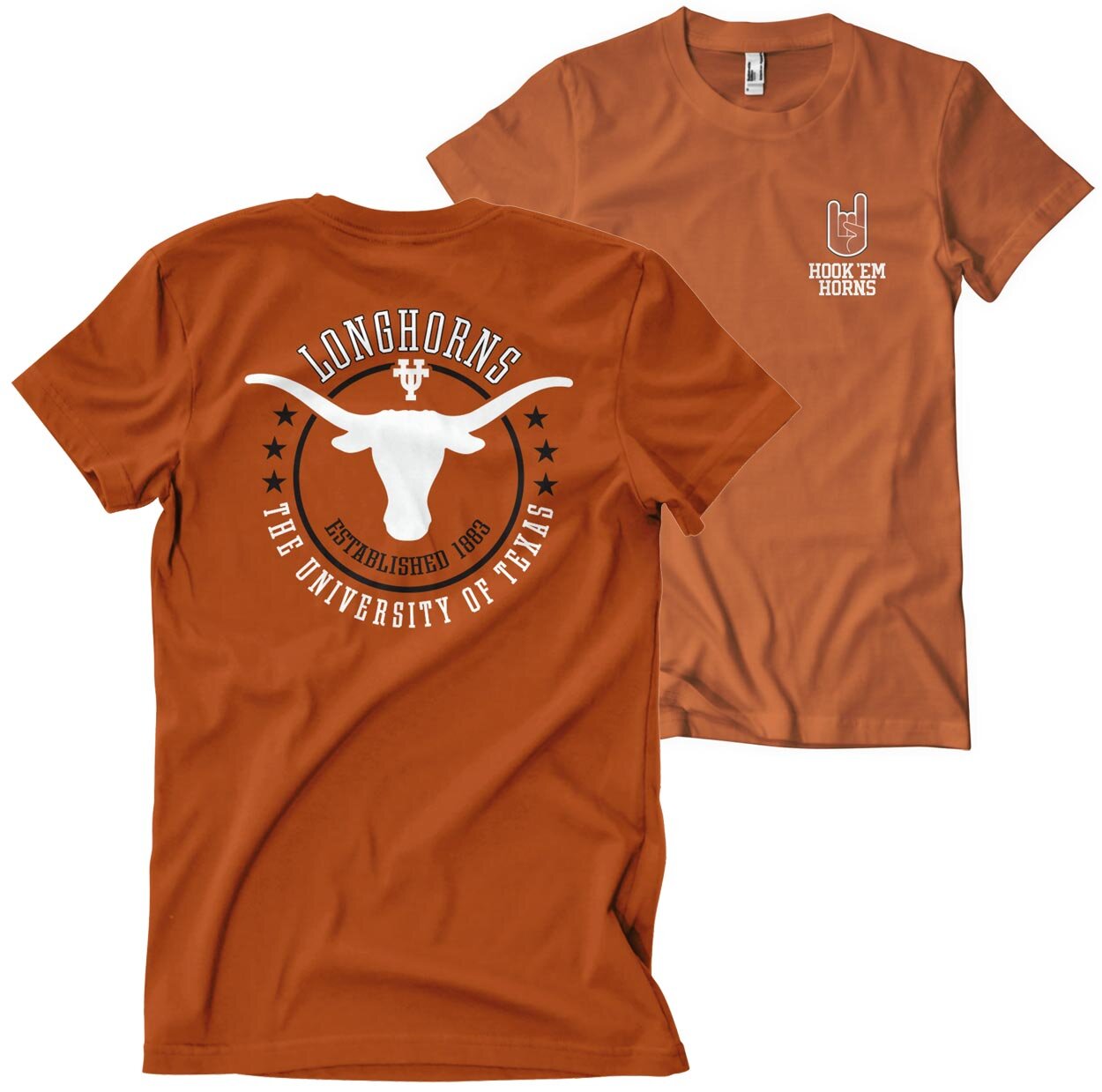 Texas Longhorns - Hook 'Em Horns T-Shirt - Shirtstore