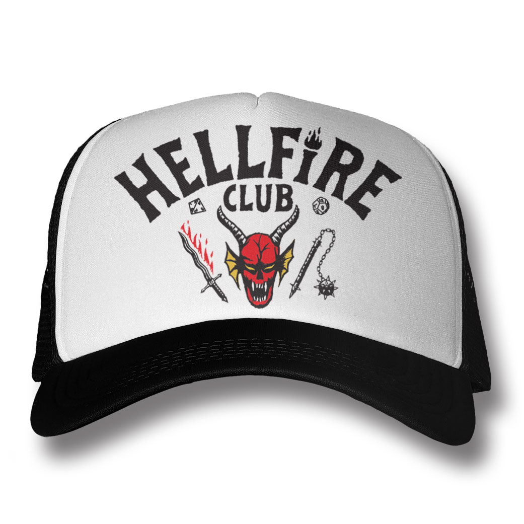 Stranger Things casquette baseball Fireball Him! Hellfire Club Netflix  Difuzed